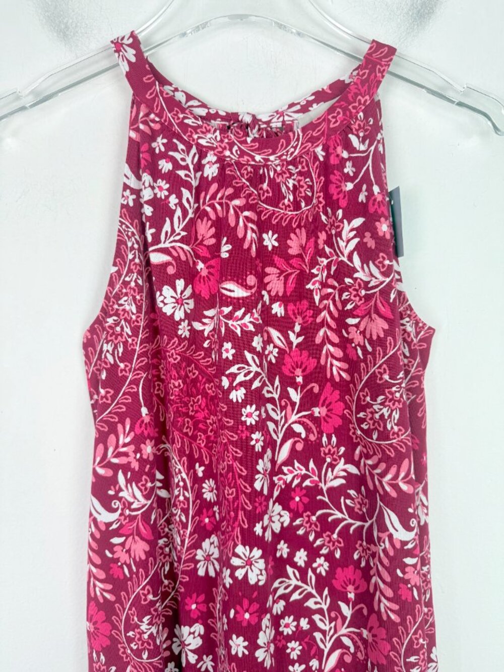 NWT LOFT Petites Paisley Flounce Mini Halter Dress Size XSP XS Petite NEW - Picture 3 of 13